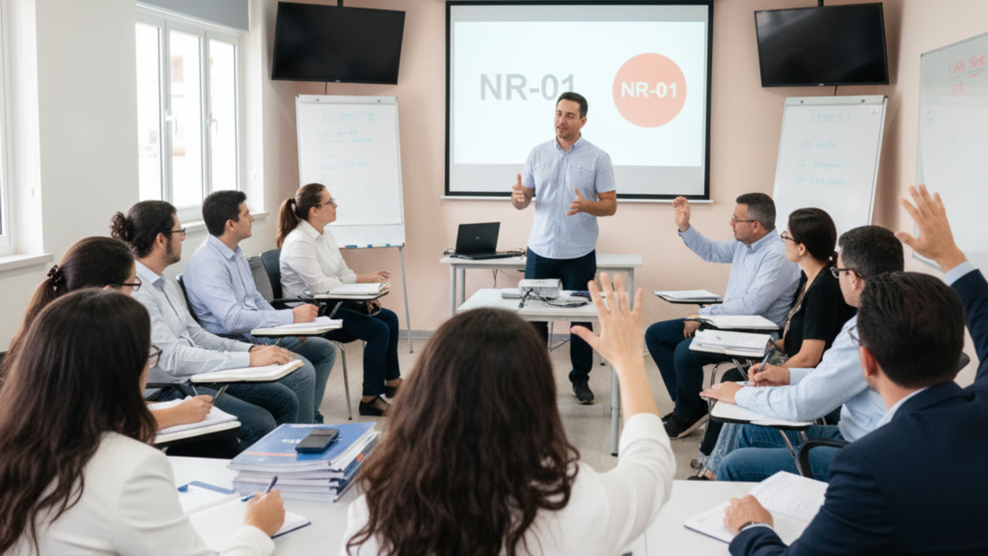 Treinamentos na NR-01: requisitos, modalidades e conformidade legal
